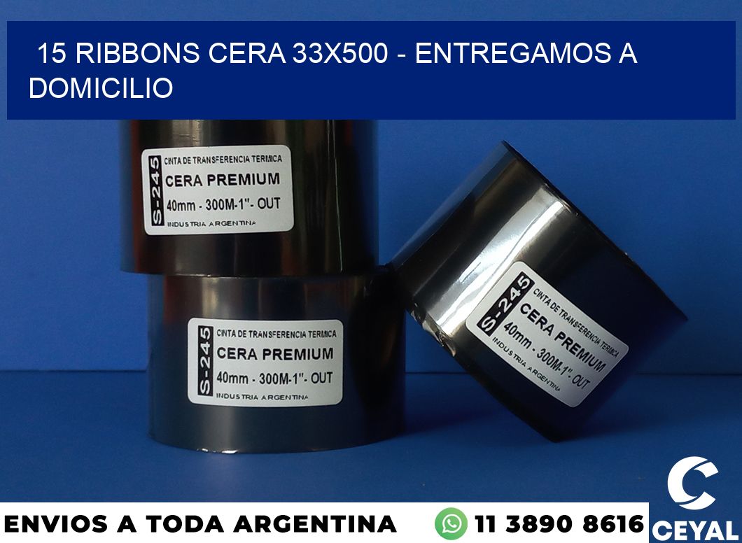 15 Ribbons cera 33×500 – entregamos a domicilio