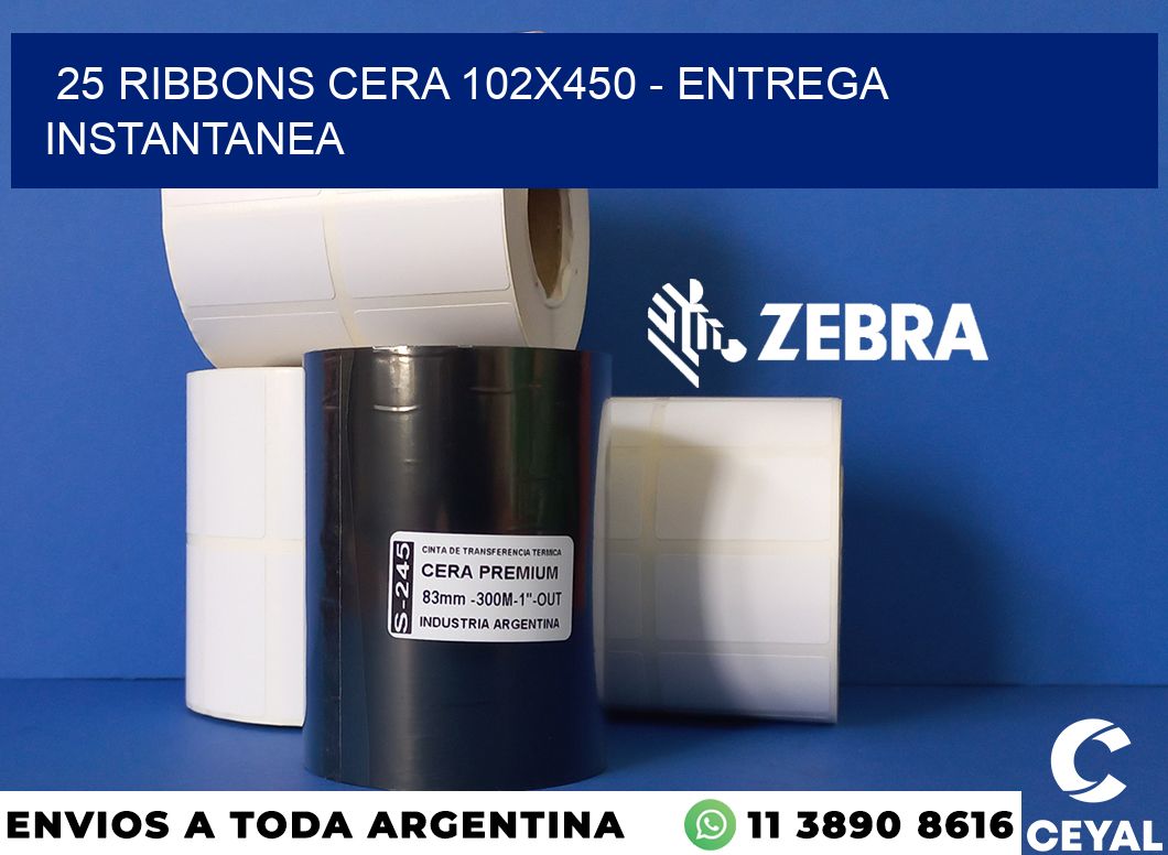 25 Ribbons cera 102x450 - entrega instantanea