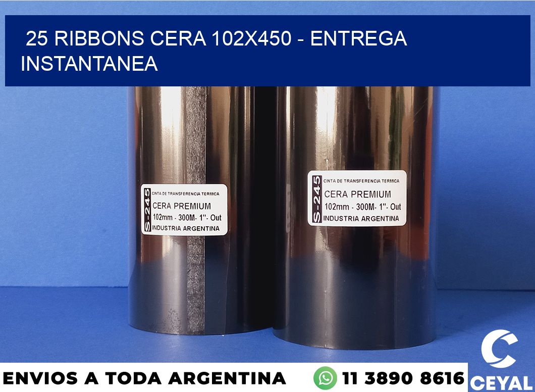 25 Ribbons cera 102x450 - entrega instantanea