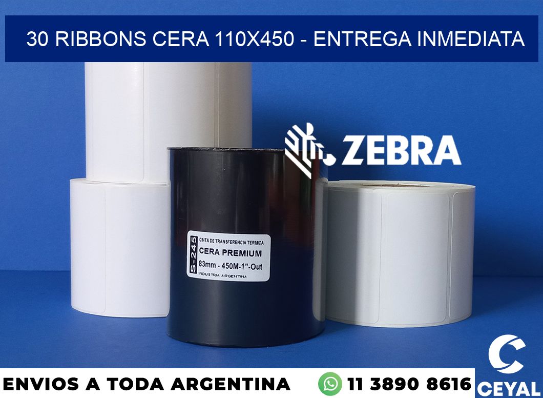 30 Ribbons cera 110x450 - Entrega inmediata