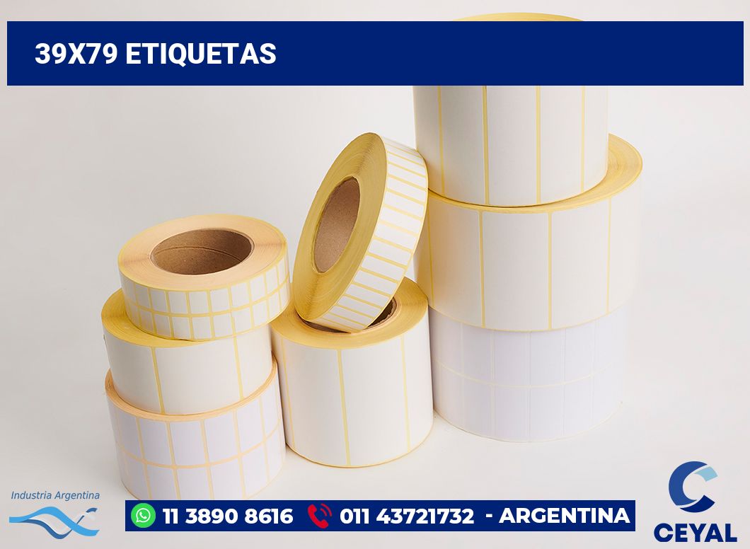 39x79 Etiquetas