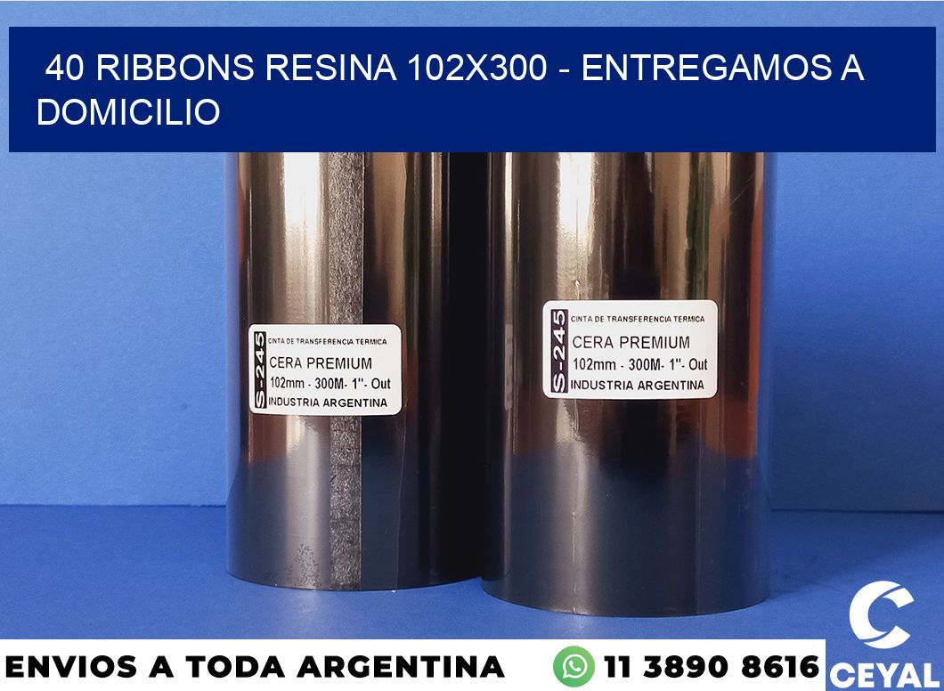 40 Ribbons resina 102×300 – entregamos a domicilio