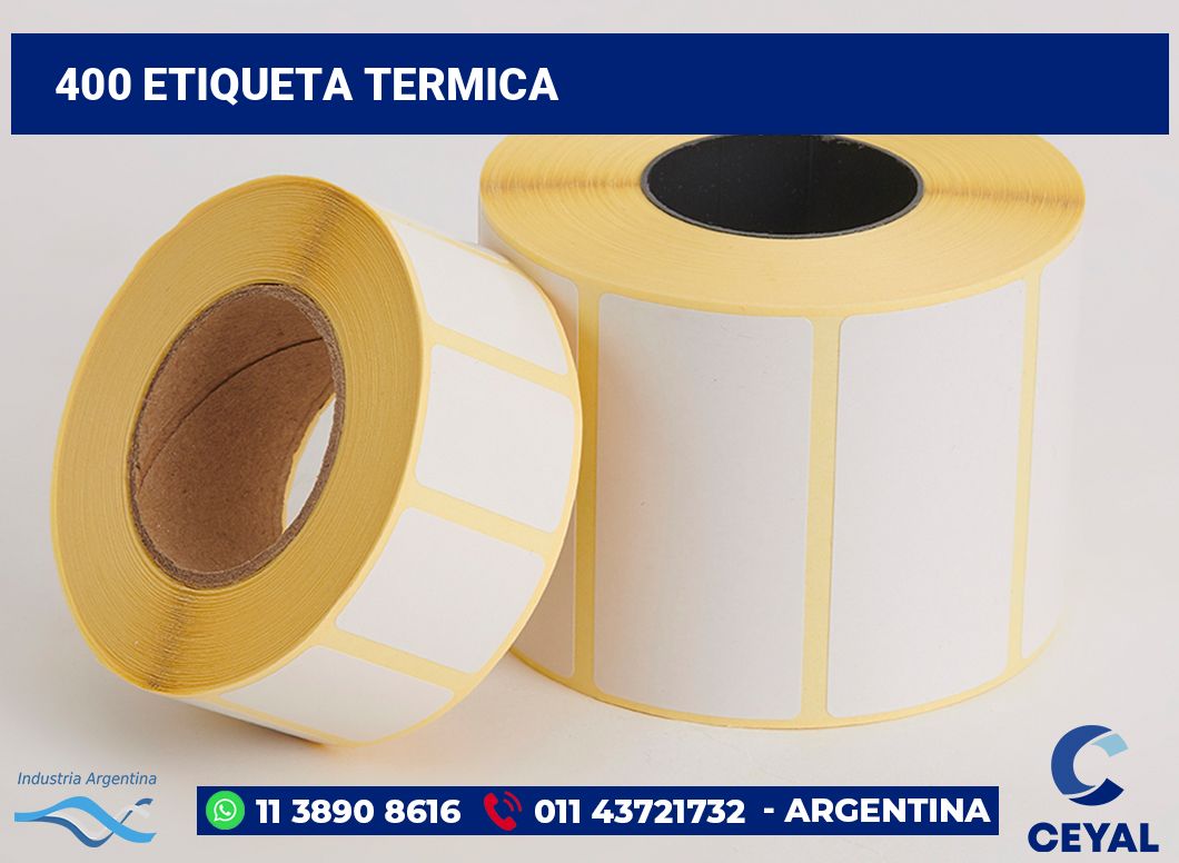 400 Etiqueta termica