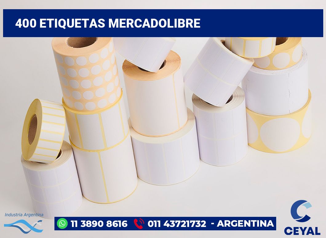 400 Etiquetas mercadolibre