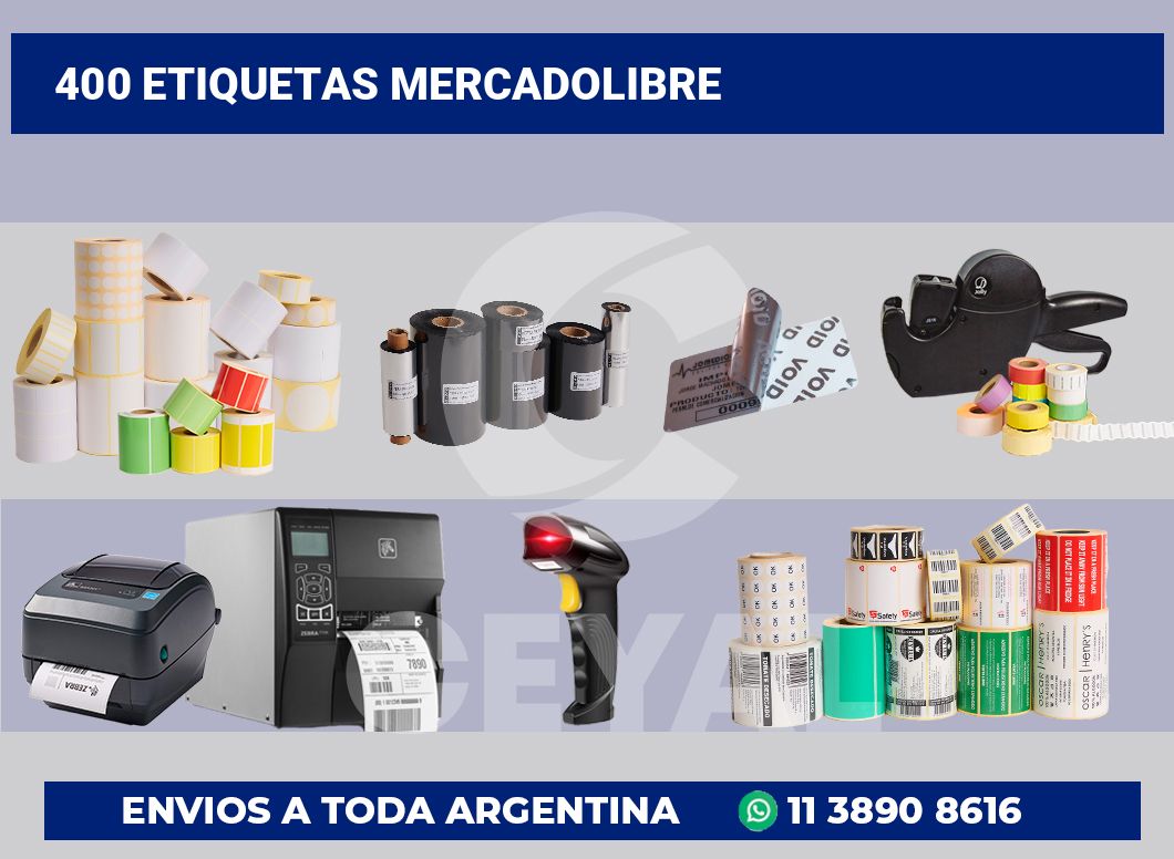 400 Etiquetas mercadolibre