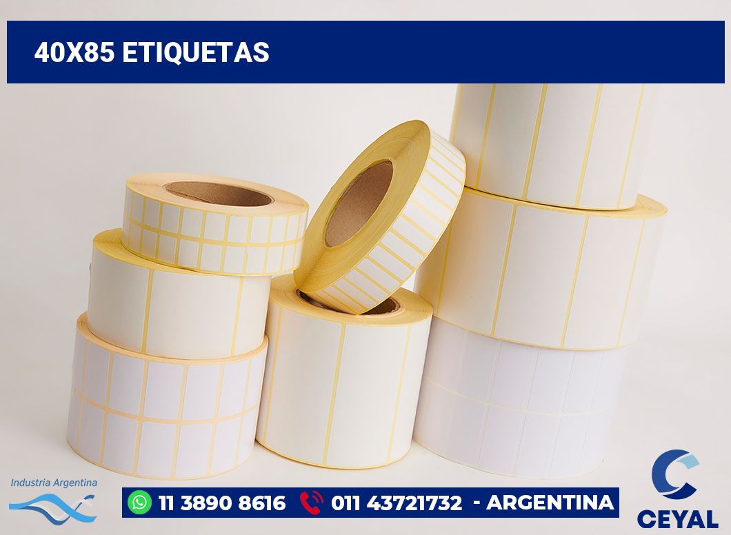 40x85 Etiquetas