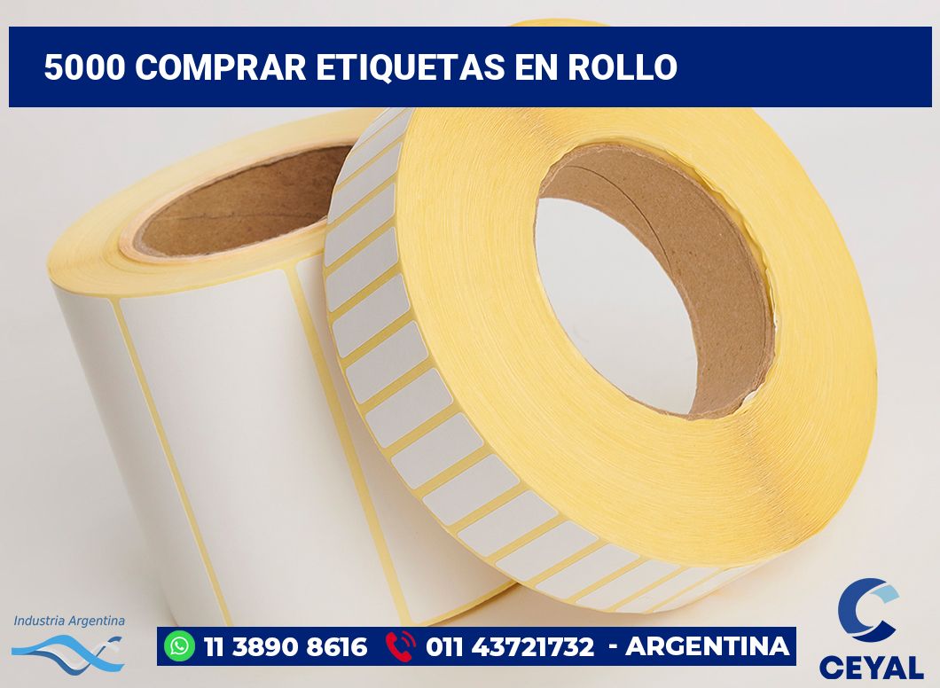 5000 Comprar etiquetas en rollo