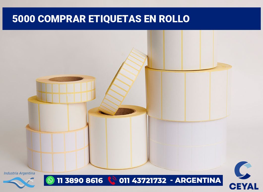 5000 Comprar etiquetas en rollo