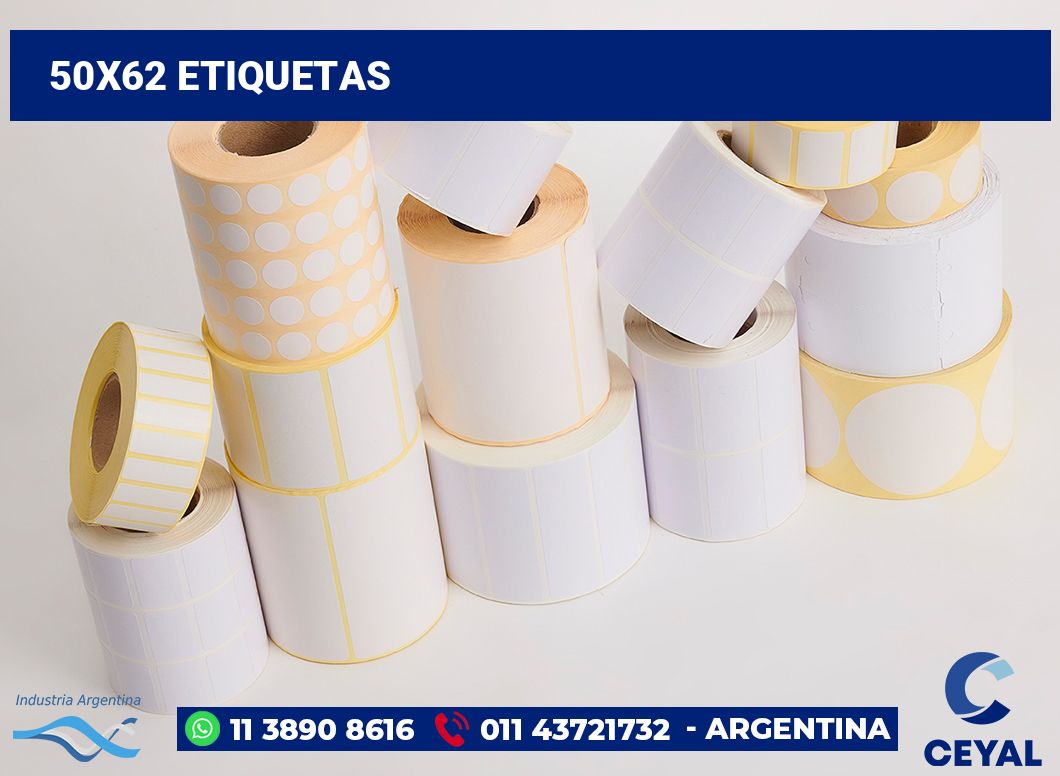 50x62 Etiquetas