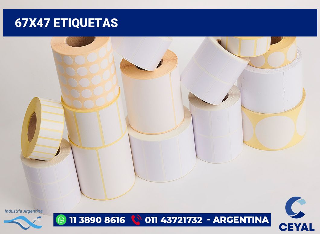 67x47 Etiquetas