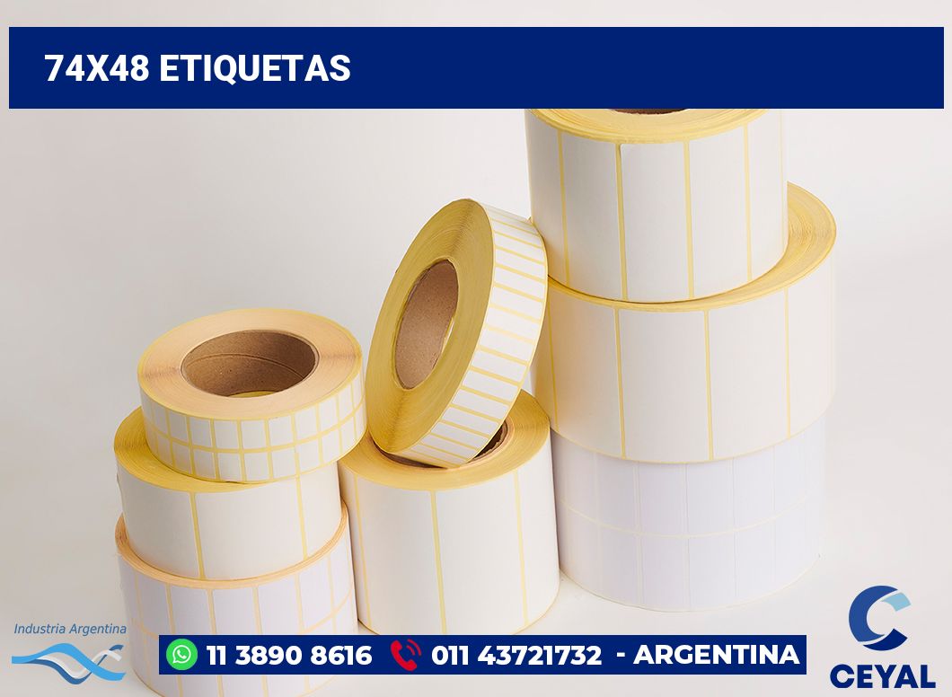 74x48 Etiquetas