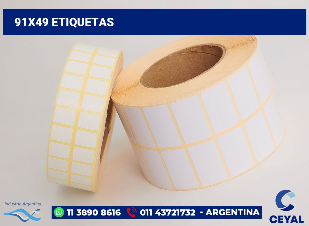 91x49 Etiquetas