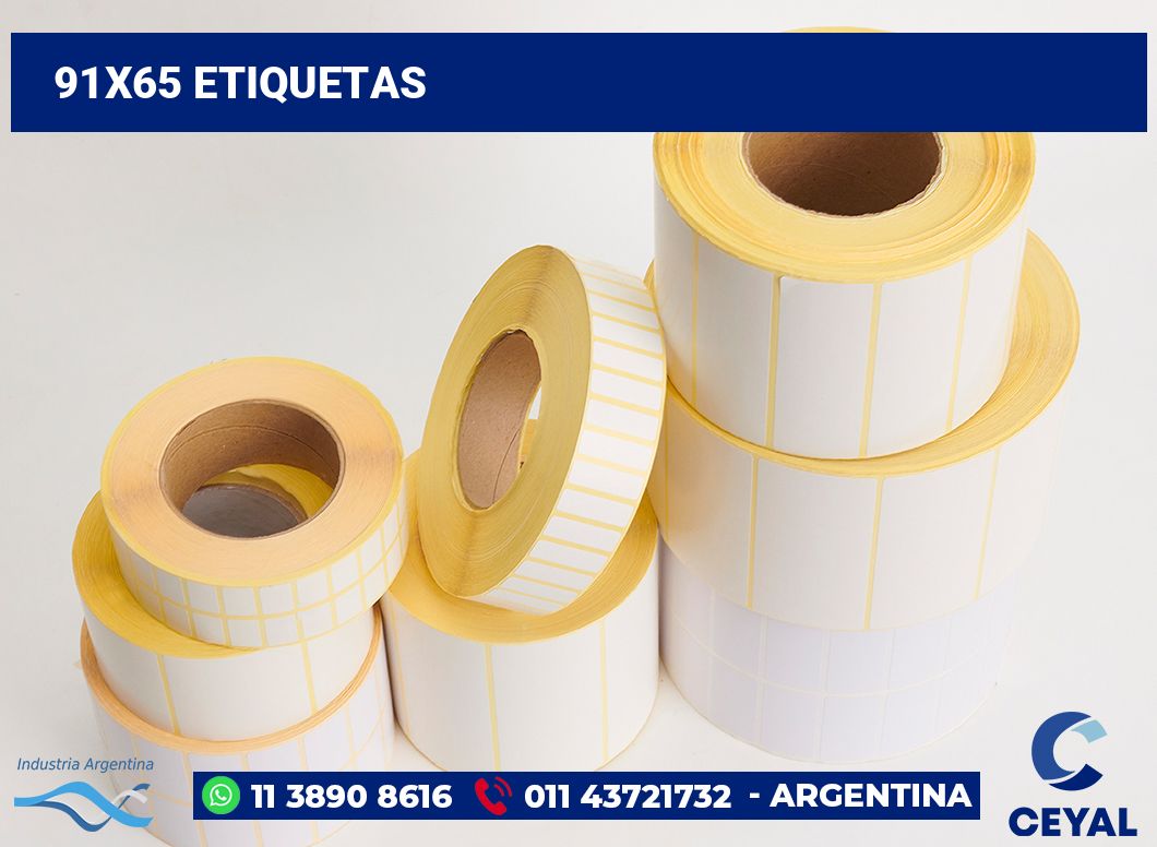 91x65 Etiquetas