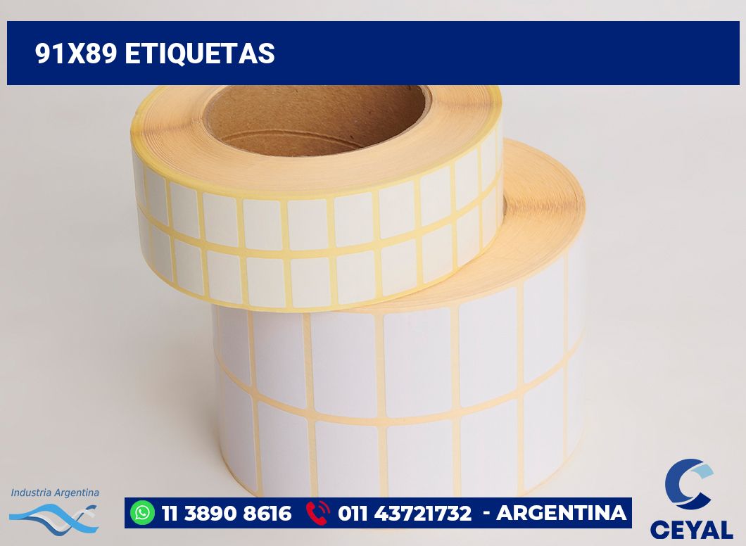 91x89 Etiquetas