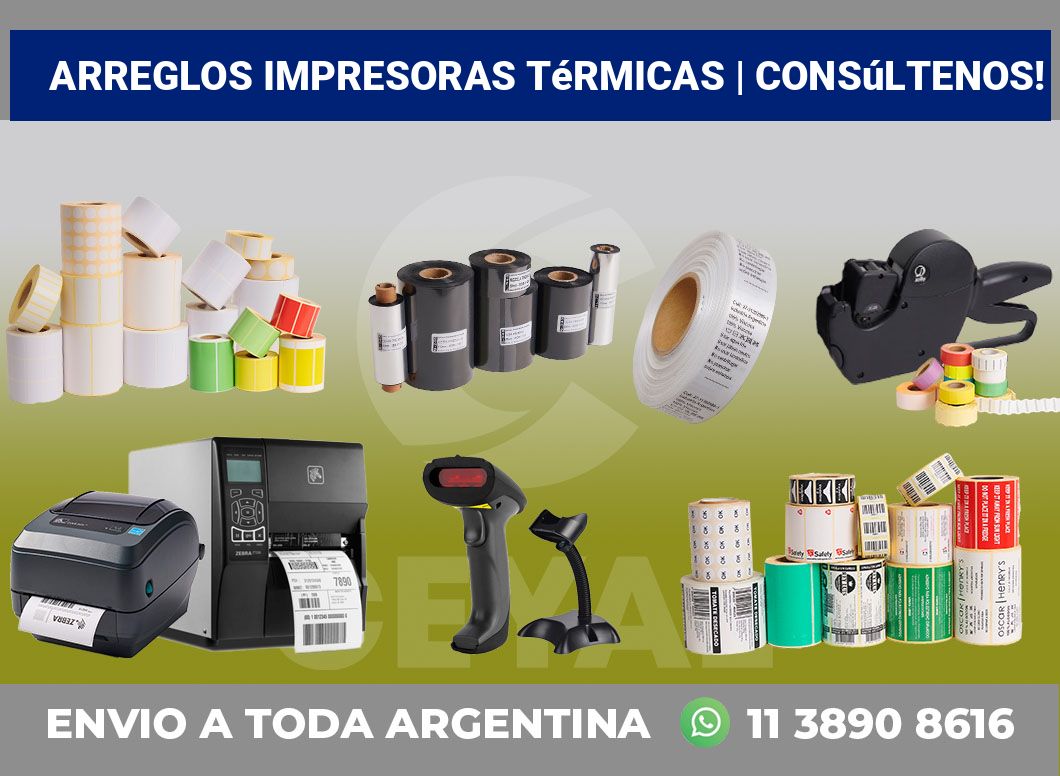 Arreglos impresoras térmicas | Consúltenos!