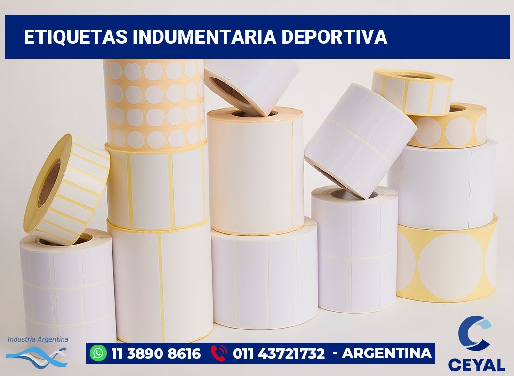 Etiquetas Indumentaria deportiva