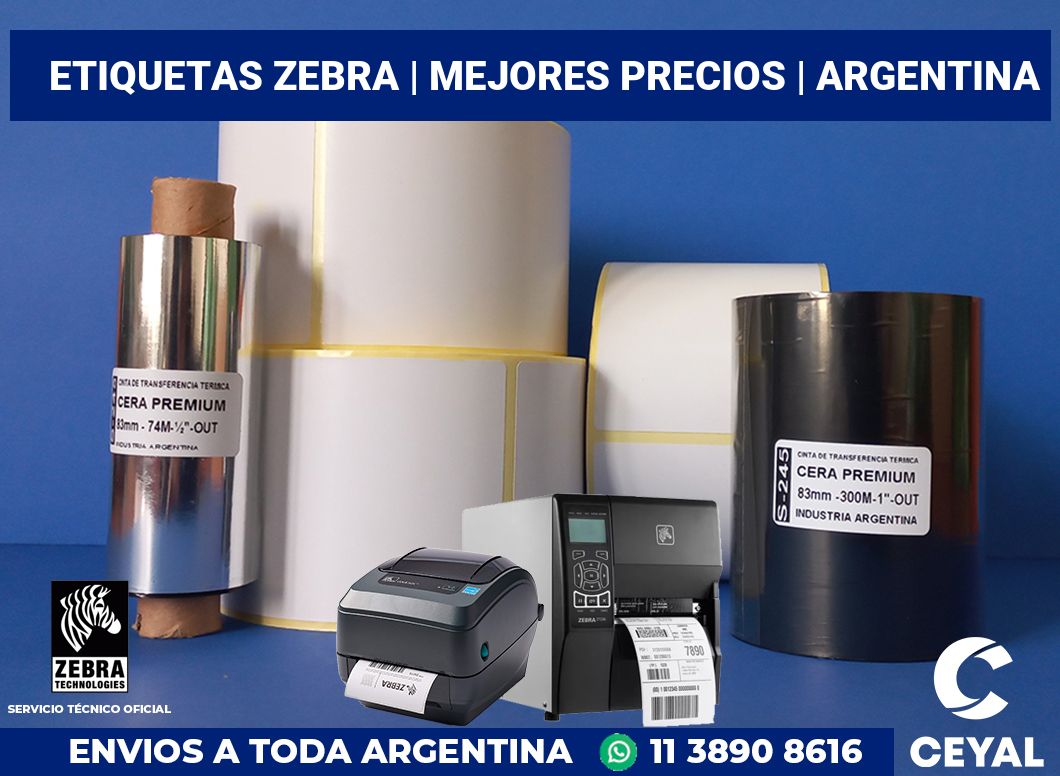 Etiquetas Zebra | Mejores precios | Argentina