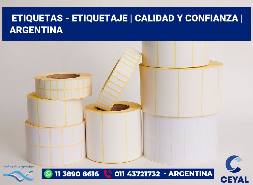 Etiquetas - etiquetaje | Calidad y confianza | Argentina