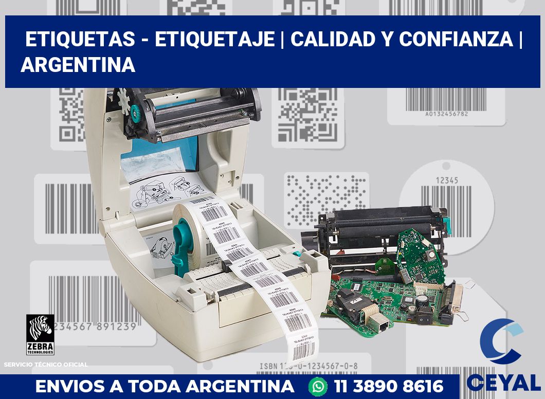 Etiquetas - etiquetaje | Calidad y confianza | Argentina