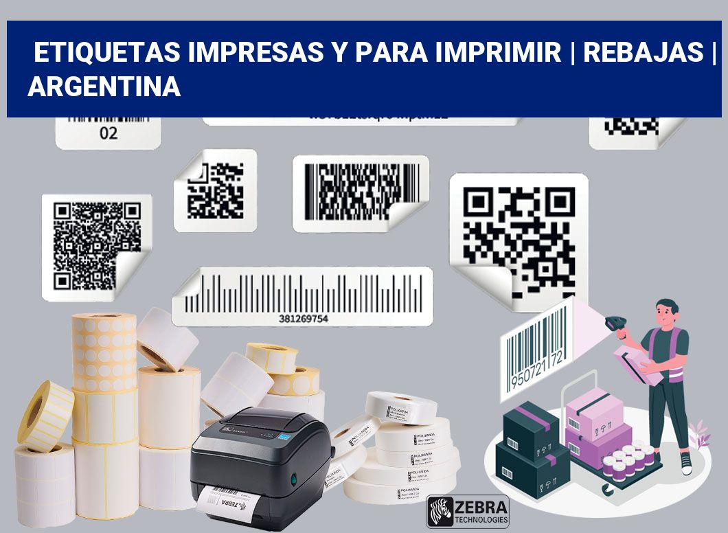 Etiquetas impresas y para imprimir | Rebajas | Argentina
