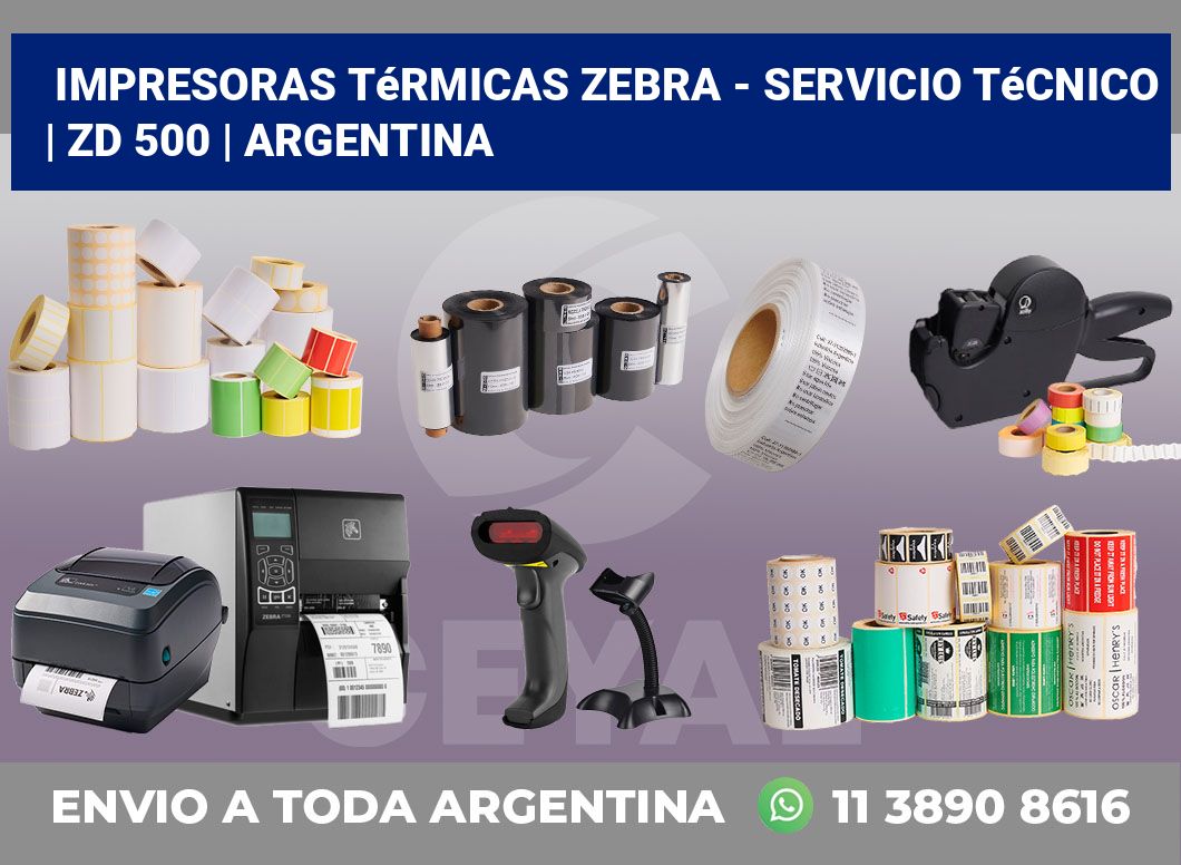 Impresoras térmicas Zebra – servicio técnico | ZD 500 | Argentina