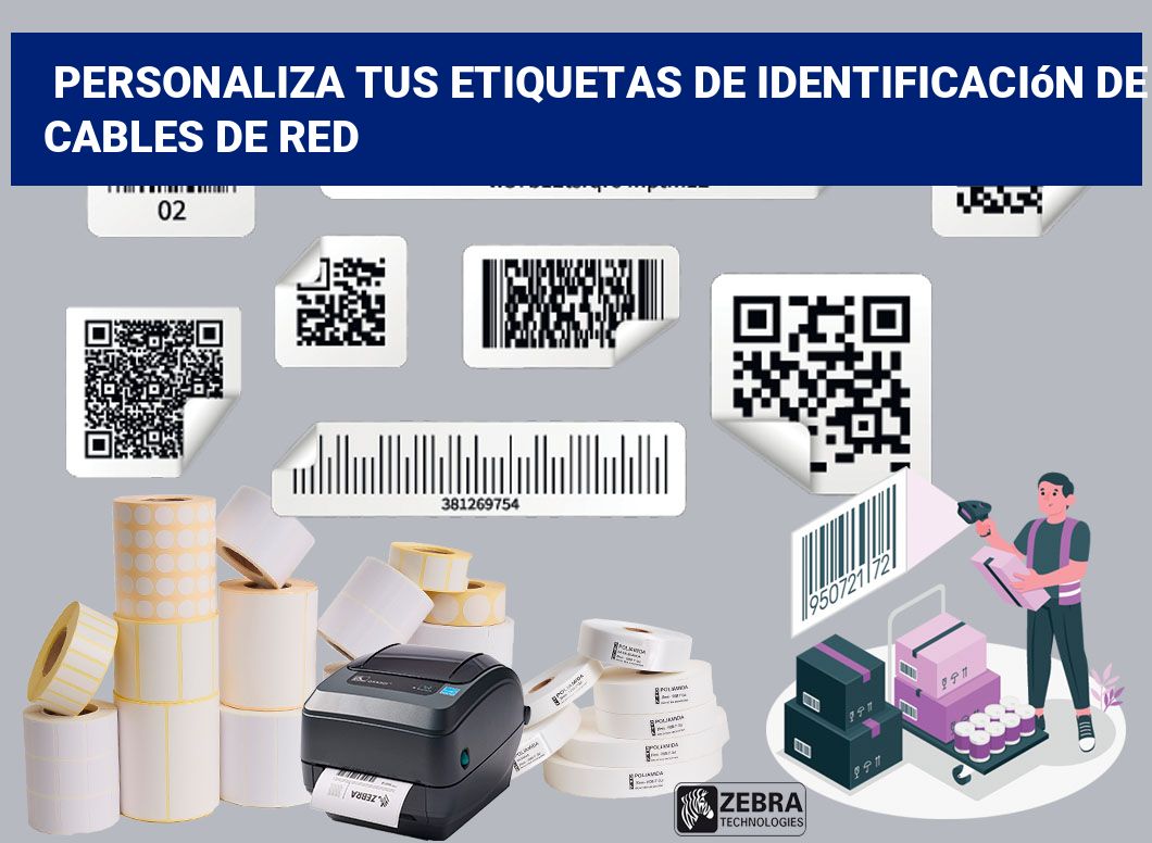Personaliza tus Etiquetas de Identificación de Cables de Red