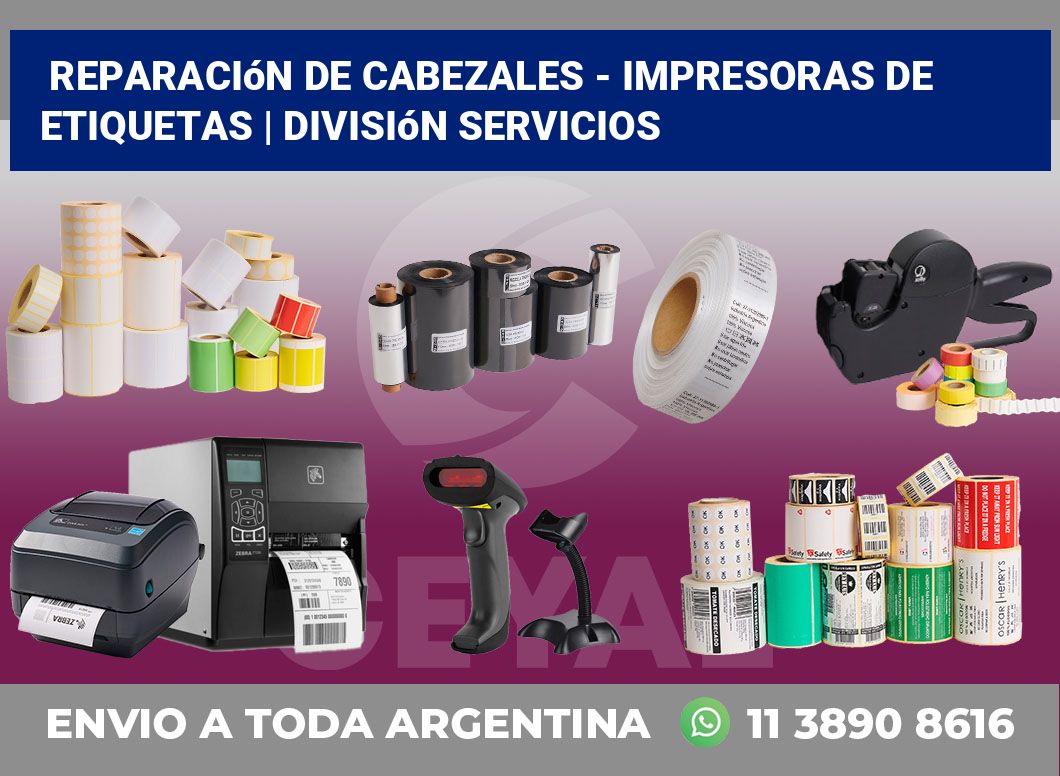 Reparación de cabezales – impresoras de etiquetas | División Servicios
