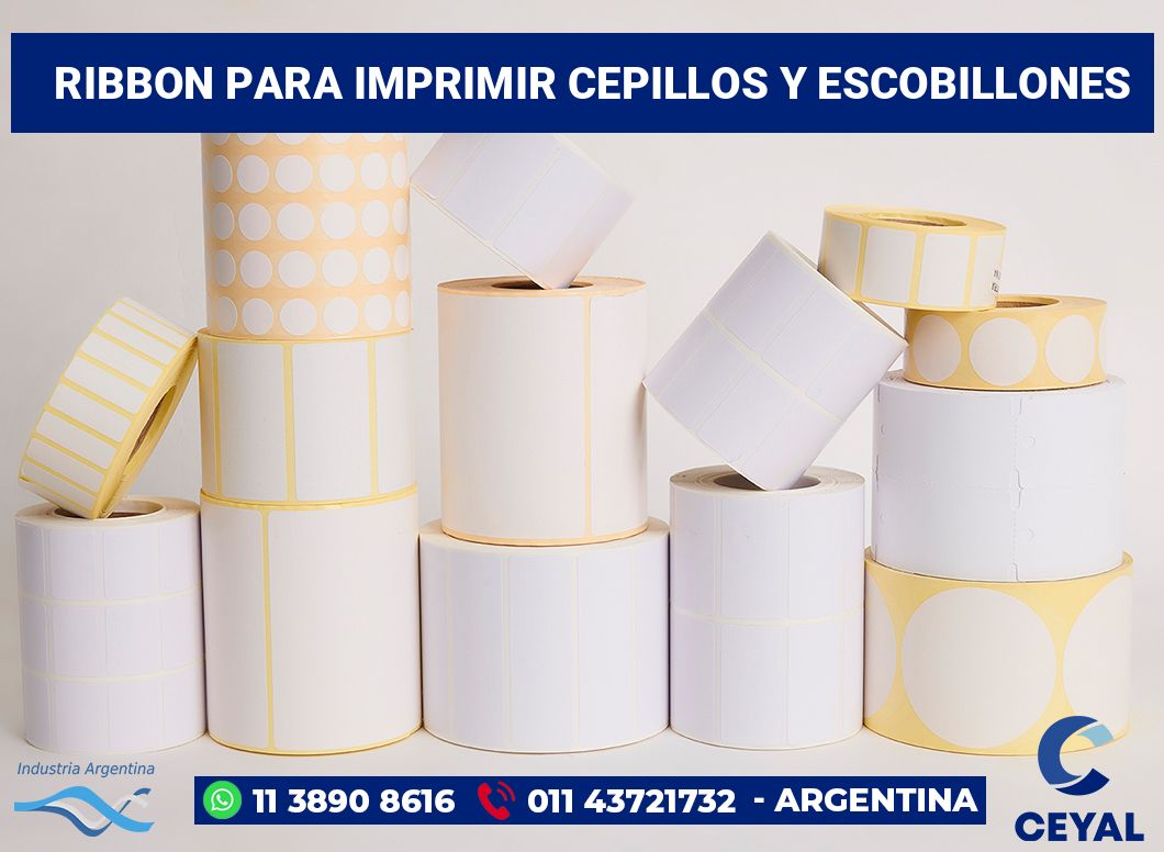 Ribbon para imprimir Cepillos y escobillones