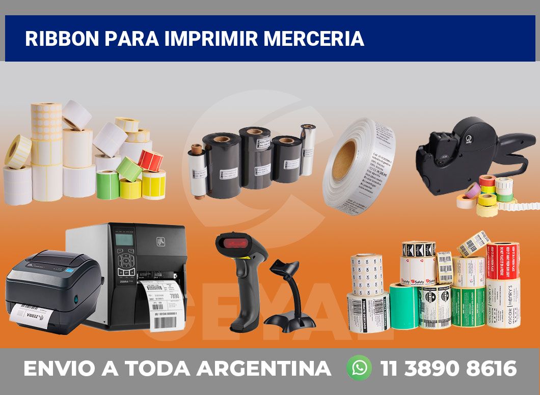 Ribbon para imprimir Merceria