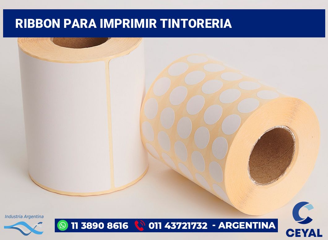 Ribbon para imprimir Tintoreria