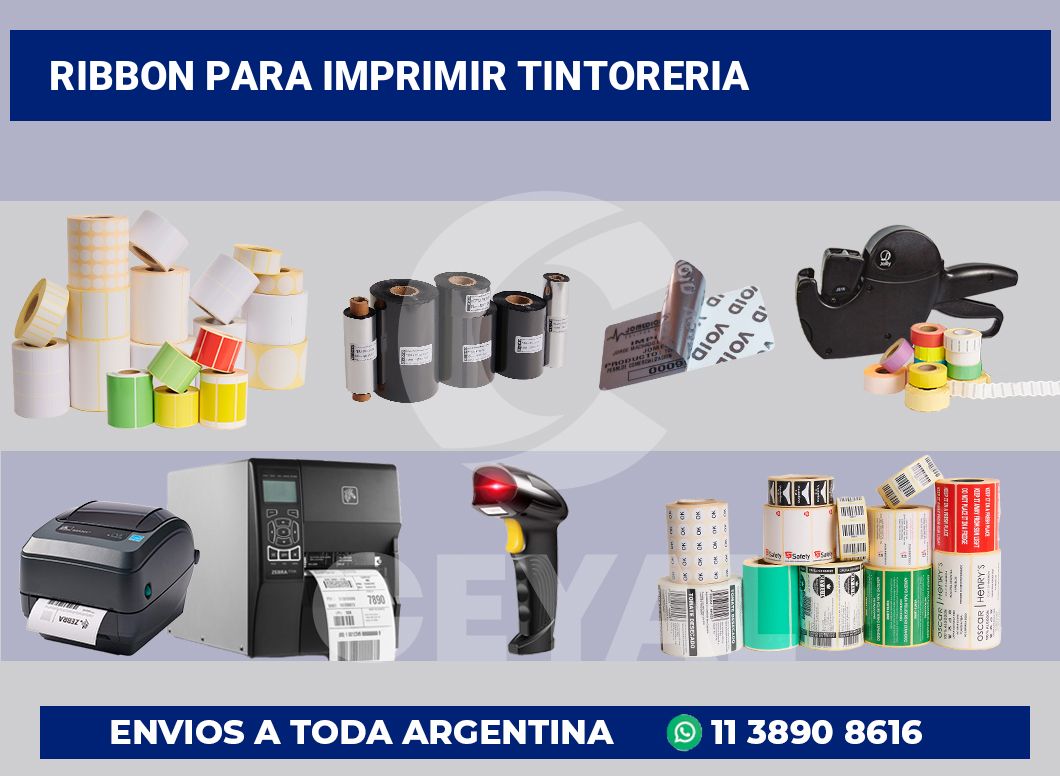 Ribbon para imprimir Tintoreria