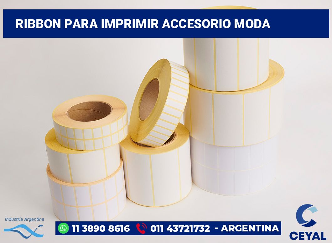 Ribbon para imprimir accesorio moda
