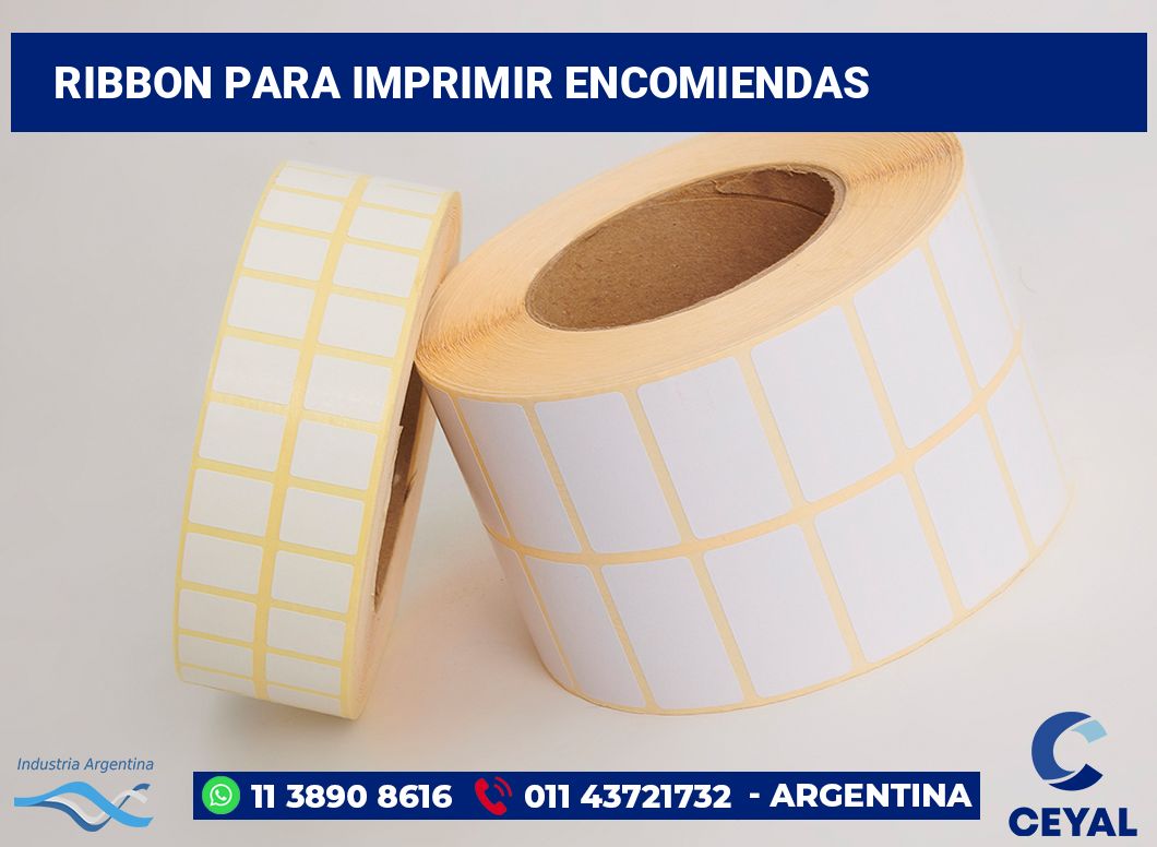 Ribbon para imprimir encomiendas