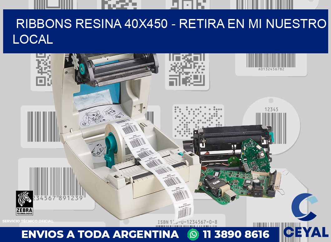 Ribbons resina 40x450 - retira en mi nuestro local