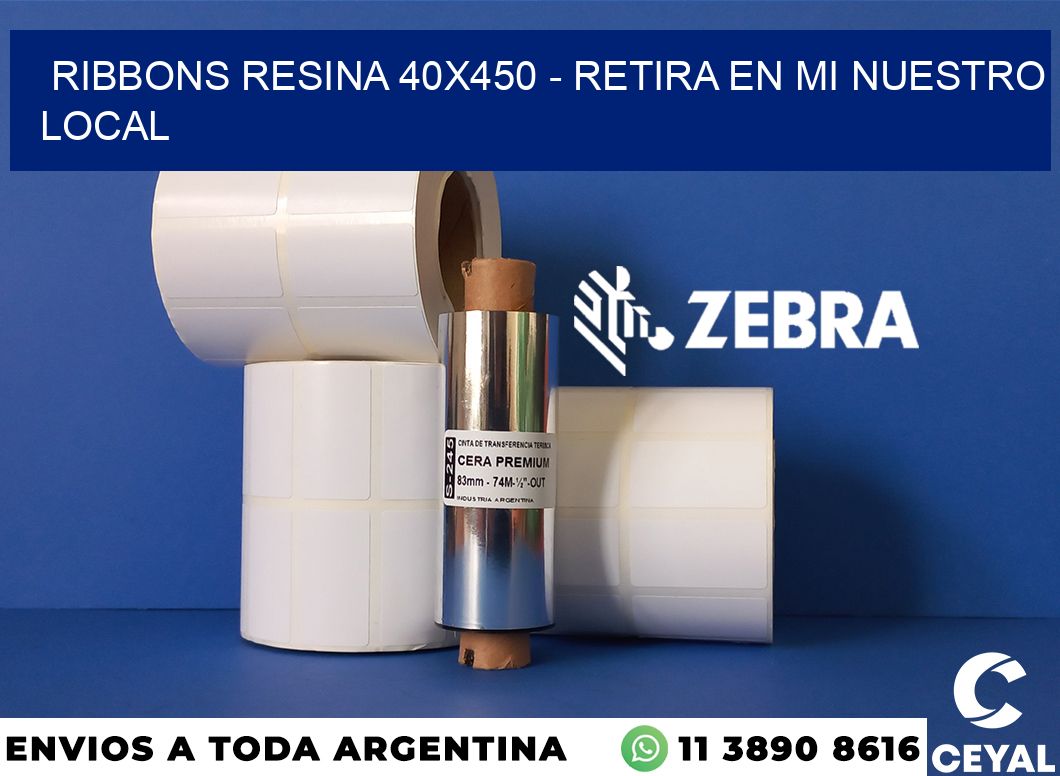 Ribbons resina 40x450 - retira en mi nuestro local