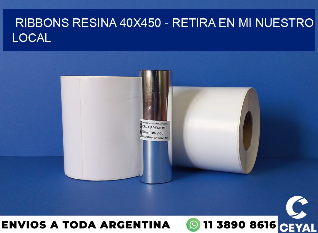 Ribbons resina 40×450 – retira en mi nuestro local