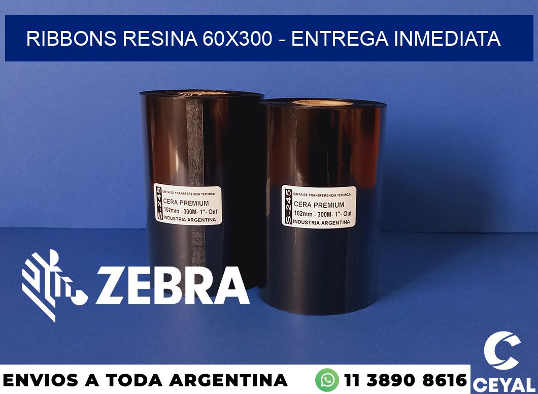Ribbons resina 60x300 - Entrega inmediata