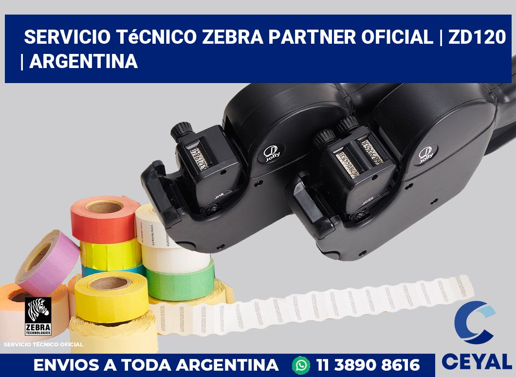 Servicio técnico Zebra Partner Oficial | ZD120 | Argentina