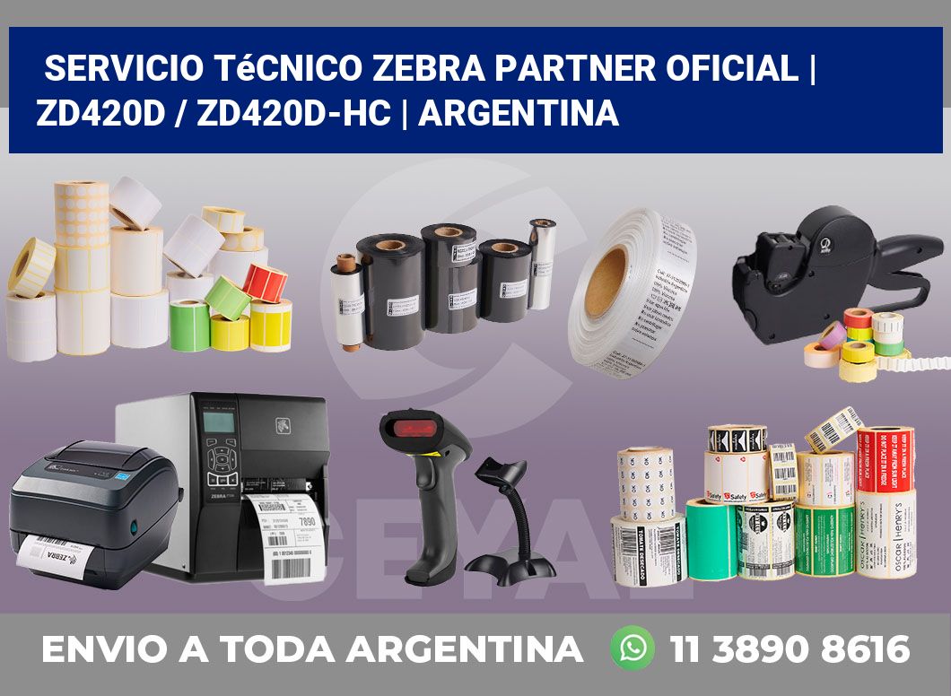 Servicio técnico Zebra Partner Oficial | ZD420d / ZD420d‑HC | Argentina