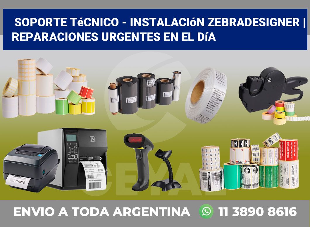 Soporte técnico – instalación ZebraDesigner | Reparaciones urgentes en el día