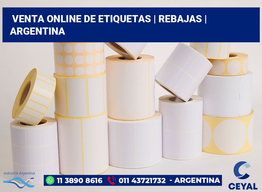 Venta online de etiquetas | Rebajas | Argentina