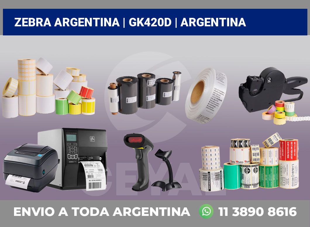 Zebra argentina | GK420d | Argentina