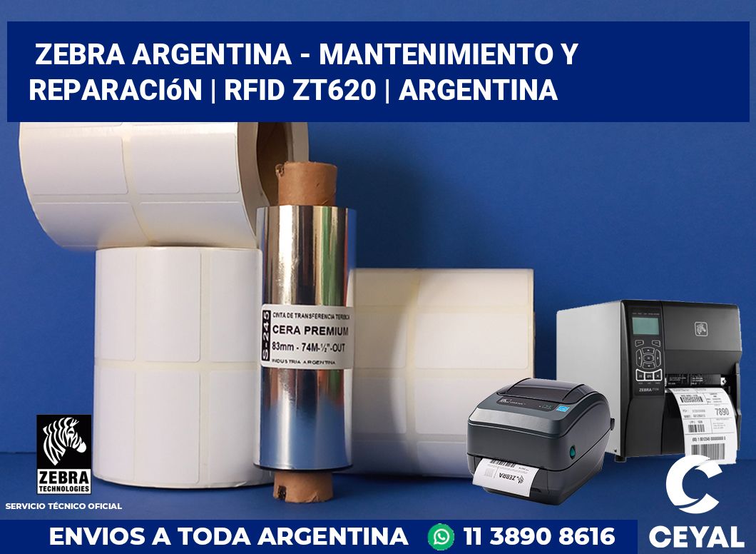 Zebra argentina - Mantenimiento y reparación | RFID ZT620 | Argentina