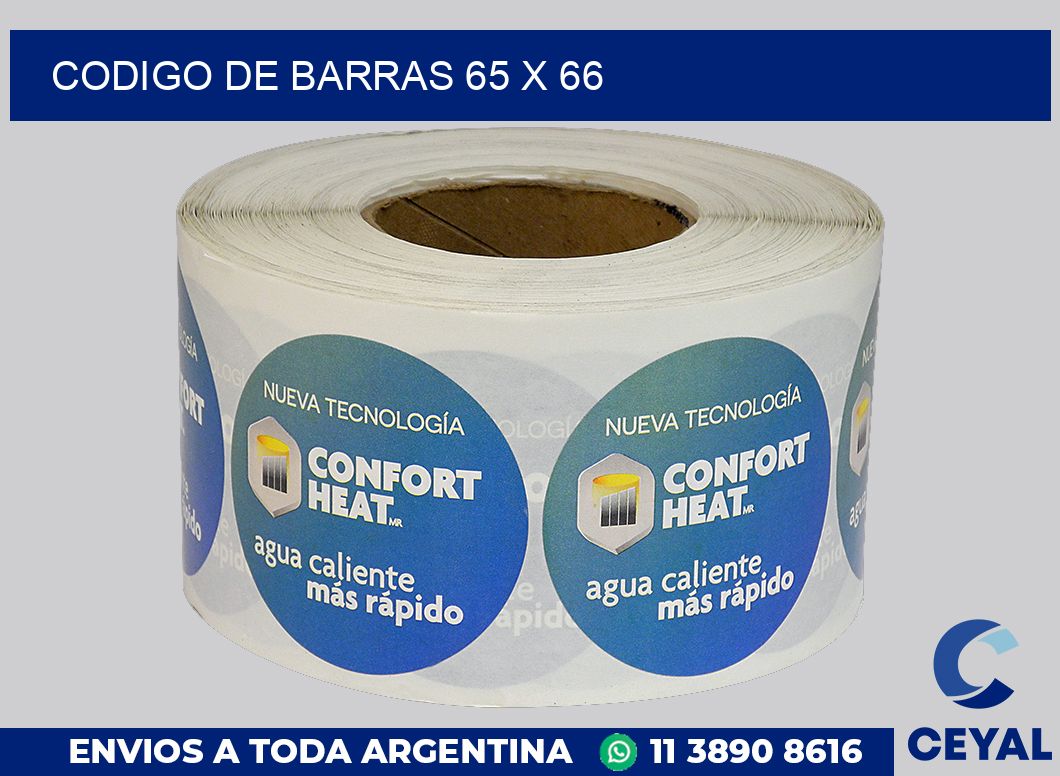 codigo de barras 65 x 66