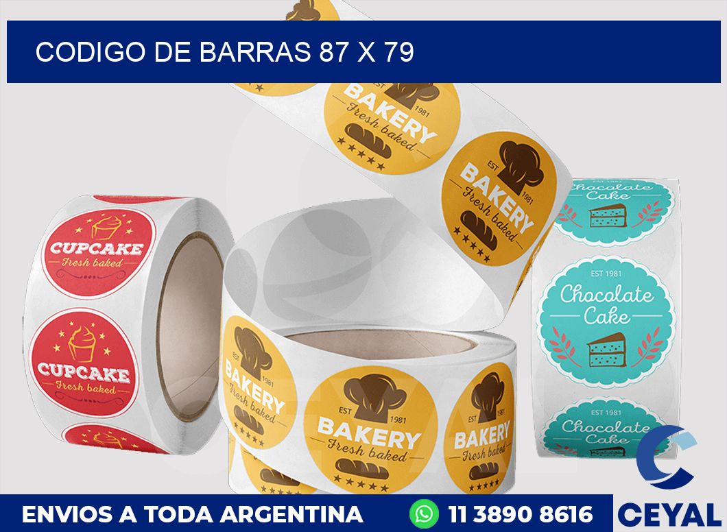 codigo de barras 87 x 79