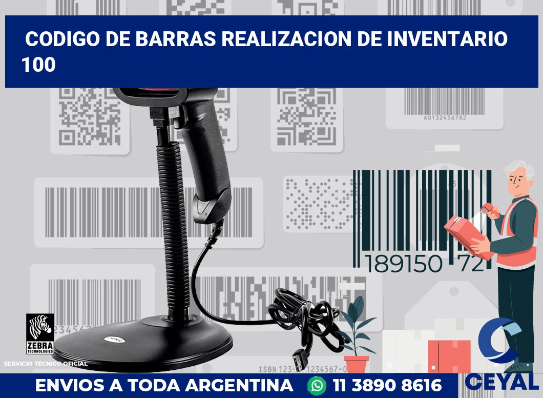 codigo de barras realizacion de inventario  100
