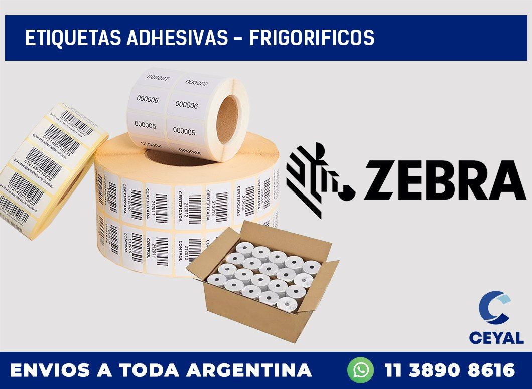 etiquetas adhesivas – frigorificos