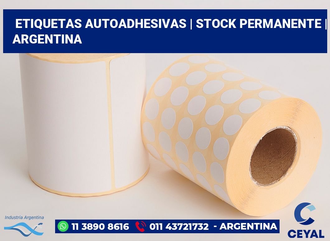 etiquetas autoadhesivas | Stock permanente | Argentina