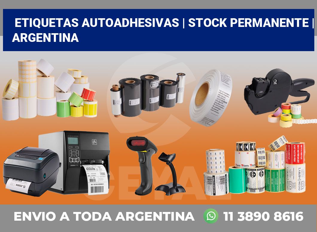 etiquetas autoadhesivas | Stock permanente | Argentina