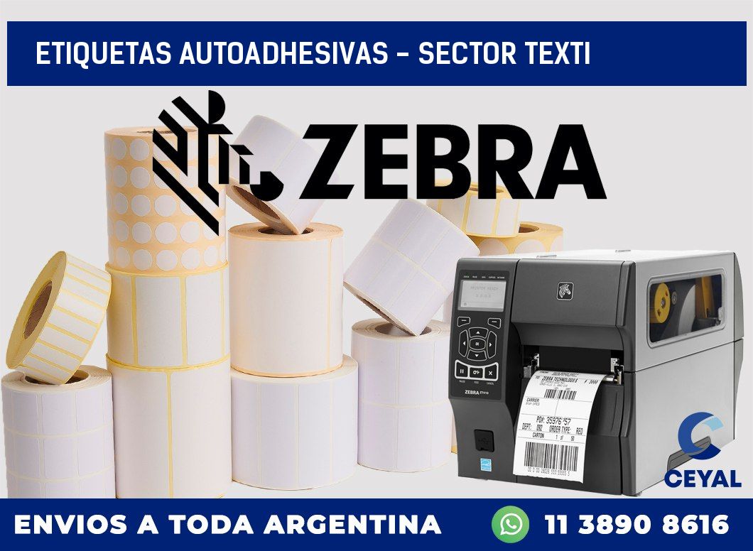 etiquetas autoadhesivas – sector texti